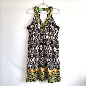 INC International Concepts Womens Black Halter Neckline Midi Dress Size XL